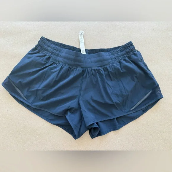 Lululemon — Hotty Hot Women's Navy Athletic Shorts — Size 12 — NWT - Picture 1 of 12